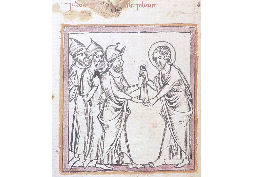 Breviari dAmor-Ermengaud Beziers-Guillem Copons-manuscrito iluminado códice-libro facsímil-Vicent García Editores-12 Judas.
